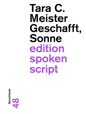 cover image of Geschafft, Sonne